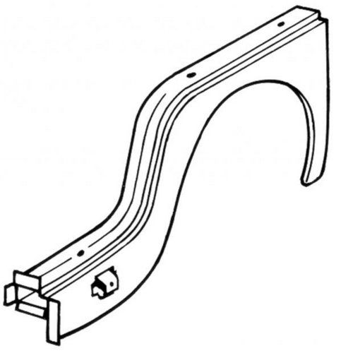 Arc d'aile avant gauche Type2 10/62-07/67