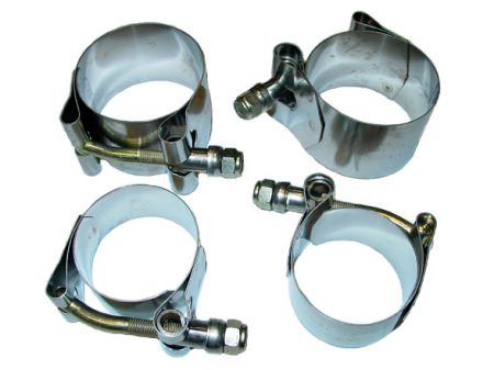 Kit de fixation barre stabilisatrice avant, inox Cox, Karmann Ghia 08/65-