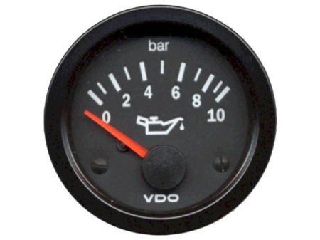 manomètre de pression d'huile 0-10 bars diam 52mm VDO
