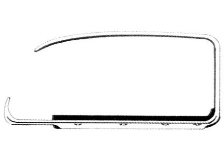 Lèche-vitre et chrome gauche 65  (Qualité allemande)