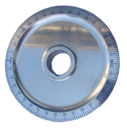 Poulie alu bleue diamètre origine sans trous