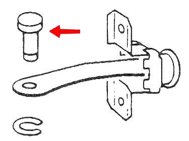 Axe d'arrêt de porte (Origine)