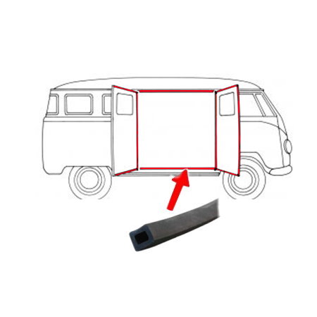 Joints pour portes latérales gauche/droite