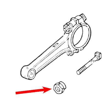 ECROU POUR BIELLE 1300/1600 (1)