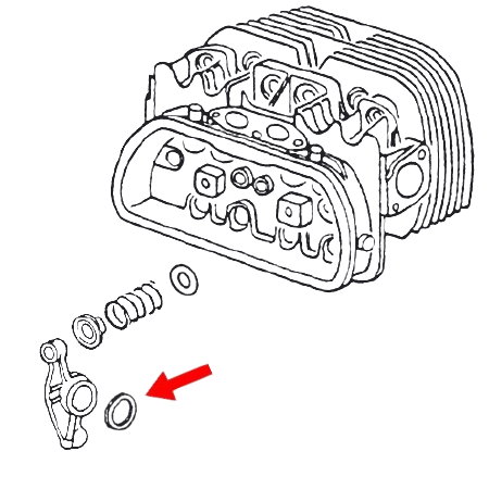 SET DE 8 CALES DE JEU AXIAL DE RAMPE DE CULBUTEURS 0,030''