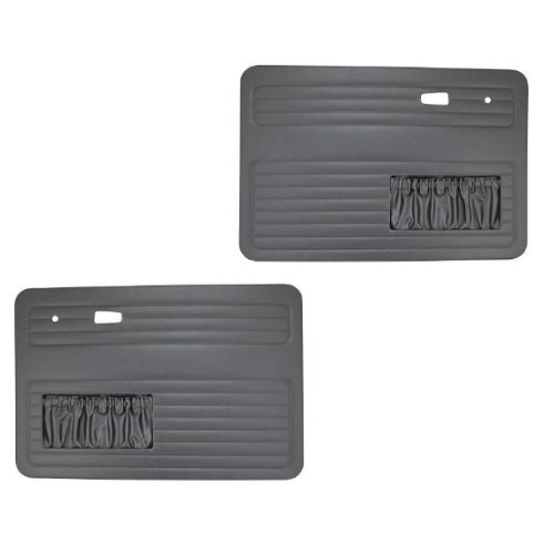 Set de 2 panneaux de porte noir cabrio 68 TMI