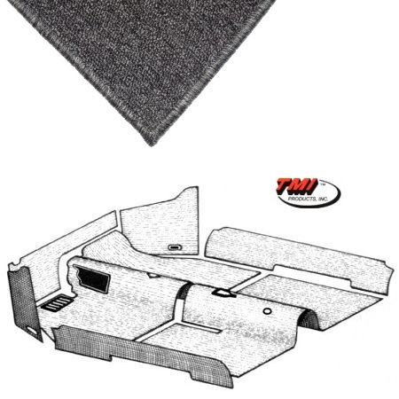 Kit moquette intérieur grise cabriolet  56-68