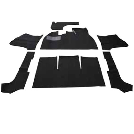 Kit moquette intérieur NOIRE cabriolet 69-70