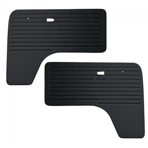 set de 2 panneaux de porte avant Bay Window 68-79 Noir TMI