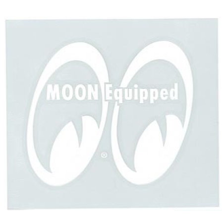 autocollant MOON Equipped Blanc en collage intérieur (regarde vers la droite)