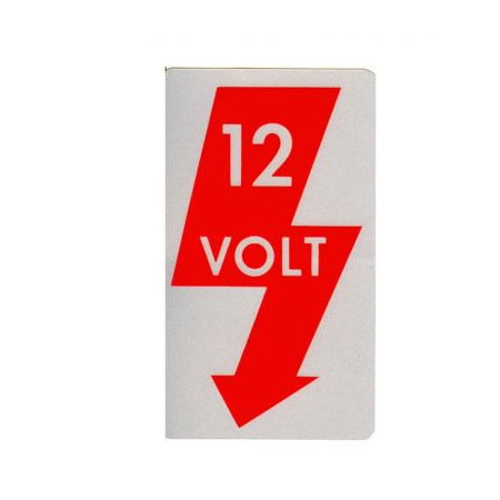 autocollant de montant de porte 12V