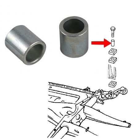 Bague pour caoutchouc de train arrière & carrosserie (paire)