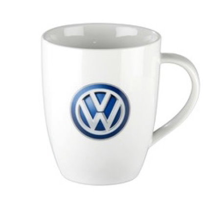 mug logo VW blanc émaillé
