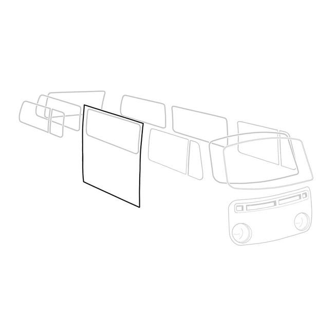 Joint de porte coulisante droite Combi  08/67-07/79 - allemand