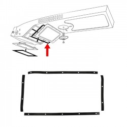 Joint sur plaque de ventilation de cabine Type 2 03/55-67