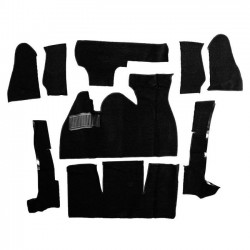 Kit moquette intérieur NOIRE cabriolet 70-72