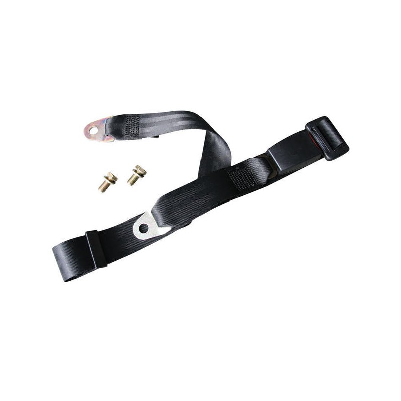 CEINTURE DE SECURITE 2-POINTS NOIR AVEC CONFORMITE EUROPEENE (1) - MDC