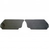 set de 2 cartons noirs sous banquette arrière cox cabriolet 65-79