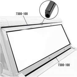 Caoutchouc sur le cadre de pare-brise en haut/en bas Type 181 (1)