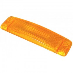 Glace de clignotant de pare-choc orange