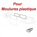 Joints de vitres pour moulures plastique